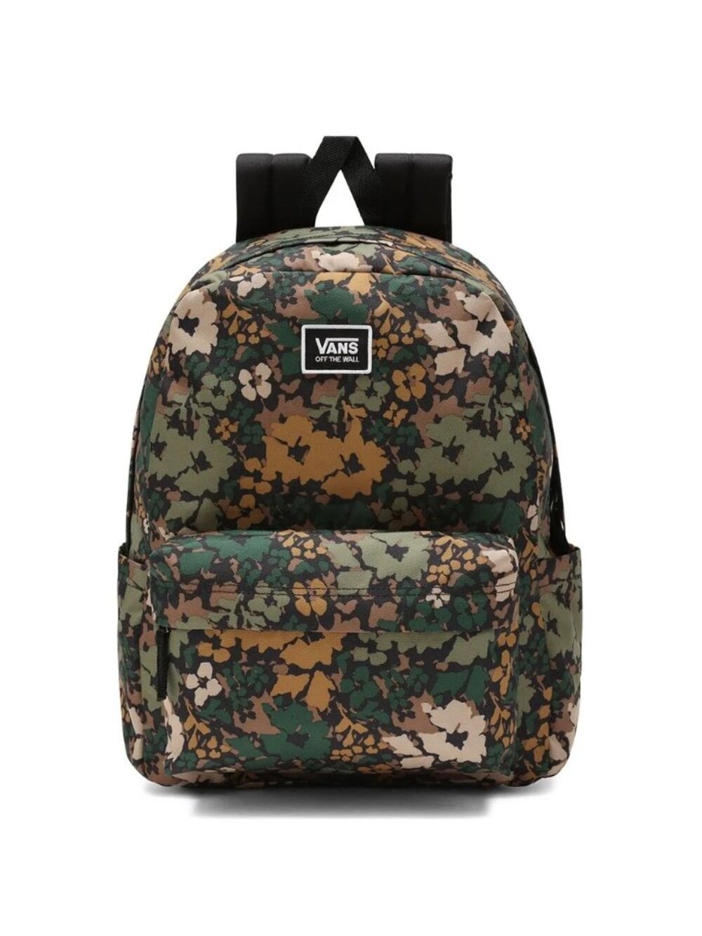 Vans Old Skool H2O Loden Olive Green Flowers Backpack Interior Laptop Sleeve